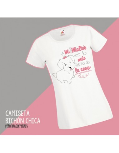 Camiseta Bichón Maltes Chica